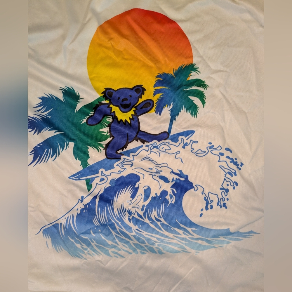 NWT Grateful Dead x Section 119 Surf Bear Sunshield Hoodie Medium